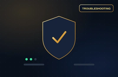 Security shield with checkmark representing VPN protection for IPTV streaming in the UK